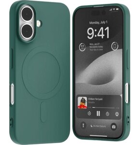 Etui MERCURY Semi-Silicone MagSafe do Apple iPhone 16 Zielony