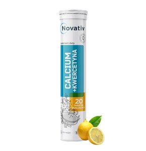Wapń + Kwercetyna NOVATIV Calcium Cytrynowy (20 tabletek)
