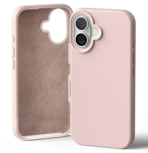 Etui MERCURY Silicone do Apple iPhone 16 Piaskowy róż
