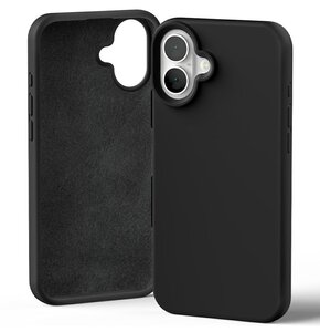 Etui MERCURY Silicone do Apple iPhone 16 Plus Czarny