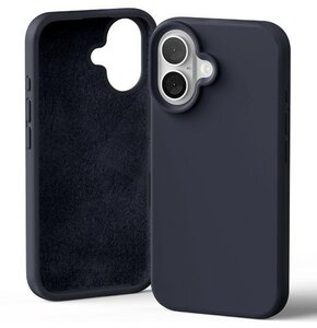Etui MERCURY Silicone do Apple iPhone 16 Granatowy