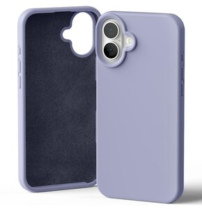 Etui MERCURY Silicone do Apple iPhone 16 Plus Lawendowy
