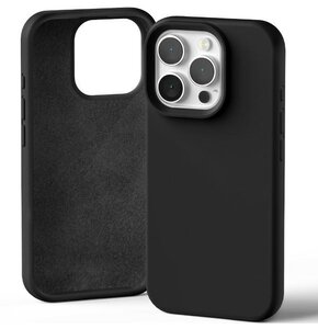 Etui MERCURY Silicone do Apple iPhone 16 Pro Czarny