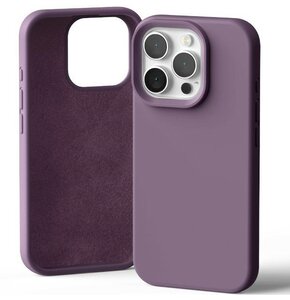 Etui MERCURY Silicone do Apple iPhone 16 Pro Fioletowy