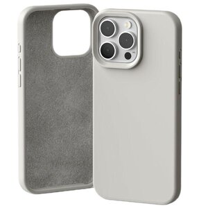 Etui MERCURY Silicone do Apple iPhone 16 Pro Max Szary