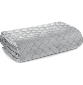 Narzuta EUROFIRANY Ariel 170 x 210 cm Srebrny