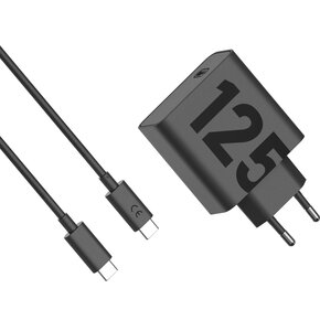 Ładowarka sieciowa MOTOROLA TurboPower PD 125W + Kabel USB-C - USB-C Czarny