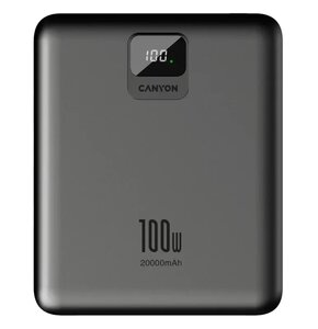 Powerbank CANYON PB-2008 20000mAh 100W Ciemnoszary
