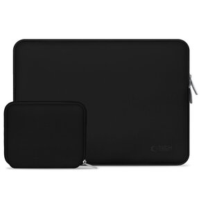 Etui na laptopa TECH-PROTECT Neoslim 13-14 cali Czarny + Torba na akcesoria