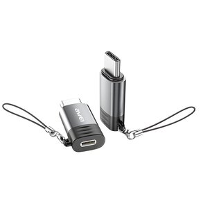 Adapter Lightning - USB-Typ C AWEI A12 Szaro-czarny