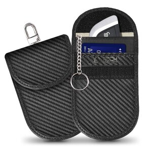 Etui z ochroną RFID na kluczyki TECH-PROTECT KLR100 Keyless RFID Signal Blocker Case Karbon