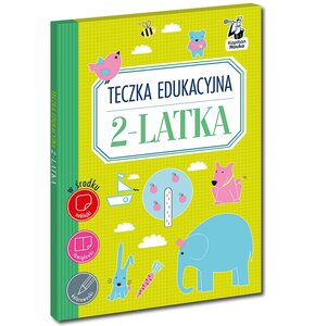 Książka z zadaniami Teczka edukacyjna. Ćwiczenia 2-latka (miękka okładka)