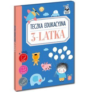 Książka z zadaniami Teczka edukacyjna. Ćwiczenia 3-latka (miękka okładka)