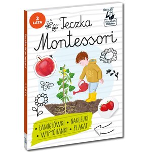 Książka z zadaniami Teczka Montessori. 2 lata (miękka okładka)