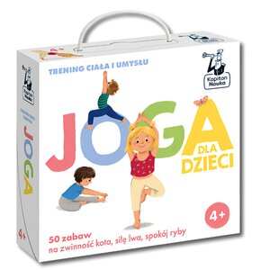 Karty edukacyjne KAPITAN NAUKA Joga dla dzieci Trening ciała i umysłu