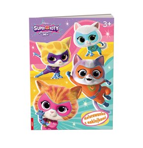 Kolorowanka Disney Superkoty z Naklejkami (miękka okładka)