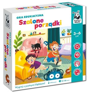 Gra edukacyjna KAPITAN NAUKA Szalone porządki
