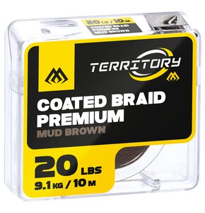 Plecionka przyponowa MIKADO Coated Braid Premium 9.07 kg / 10 m Brązowy