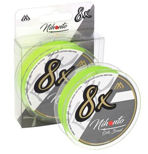 Plecionka MIKADO Nihonto Octa Braid 0.20 mm / 150 m Żółty Fluo
