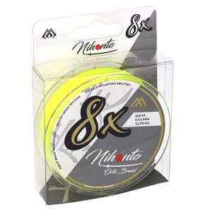 Plecionka MIKADO Nihonto Octa Braid 0.35 mm / 150 m Żółty