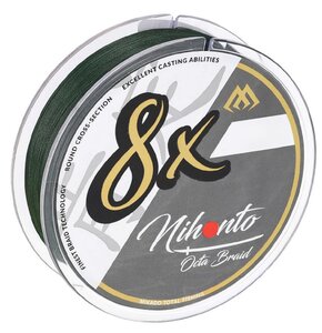 Plecionka MIKADO Nihoto Octa Braid 0.08mm / 150m Zielony