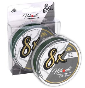Plecionka MIKADO Nihonto Octa Braid 0.18mm / 150 m Zielony