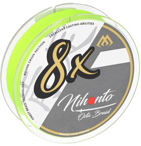 Plecionka MIKADO Nihonto Octa Braid 0.08 mm / 150 m Jasnozielony