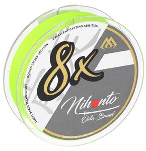 Plecionka MIKADO Nihoto Octa Braid 0.12 mm / 150 m Jasnozielony