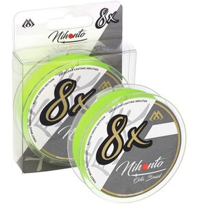 Plecionka MIKADO Nihonto Octa Braid 0.18 mm / 150 m Jasnozielony