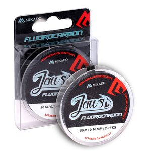 Żyłka MIKADO Fluorocarbon JAWS 0.10 mm / 50 m Transparentny