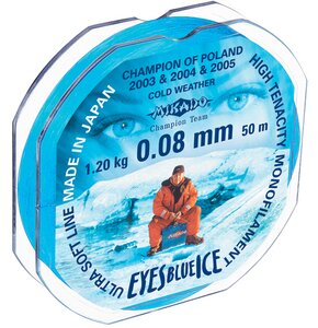 Żyłka MIKADO Eyes Blue Ice 0.10 mm / 25 m Niebieski