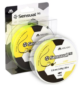 Żyłka MIKADO Sensual N.G Carp 0.24 mm / 300 m Żółty