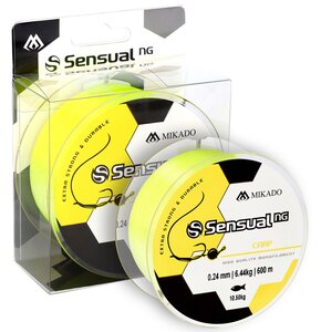 Żyłka MIKADO Sensual N.G Carp 0.33 mm / 600 m Żółty