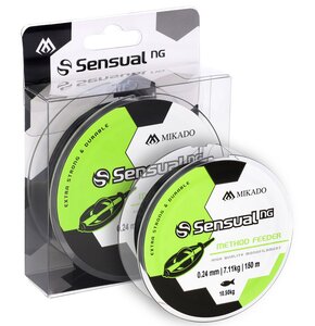 Żyłka MIKADO Sensual N.G Feeder 0.20 mm / 150 m Czarny