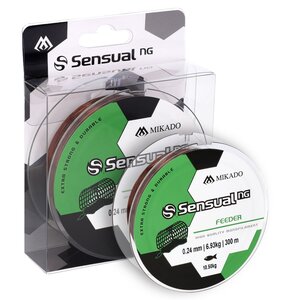 Żyłka MIKADO Sensual N.G Feeder 0.30 mm / 300 m Brązowy