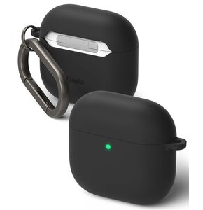 Etui na słuchawki RINGKE Silicone do Apple Airpods 4 Czarny