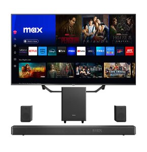 Telewizor HISENSE 65A7KQ 65'' QLED 4K VIDAA Dolby Atmos Dolby Vision + Soundbar HISENSE AX5120G Czarny