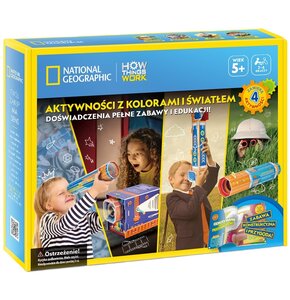 Puzzle 3D CUBIC FUN National Geographic Aktywności z kolorami i światłem 306-DS1094H