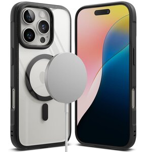 Etui RINGKE Fusion Bold Magnetic MagSafe do Apple iPhone 16 Pro Max Czarny mat