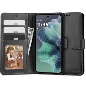 Etui TECH-PROTECT Wallet do Motorola Moto G35 5G Czarny