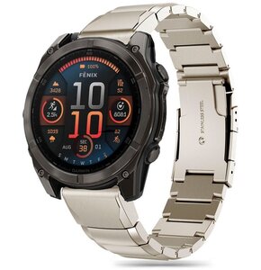 Pasek TECH-PROTECT Steelband do Garmin Fenix 5X/5X Plus/6X/6X Pro/7X/8 (51 mm) Tytanowy