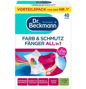 Chusteczki do prania DR BECKMANN 3w1 wyłapujące kolor i brud (40 sztuk)