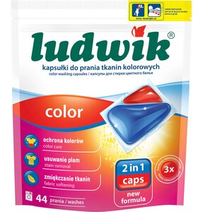 Kapsułki do prania LUDWIK 2in1 Color - 44 szt.
