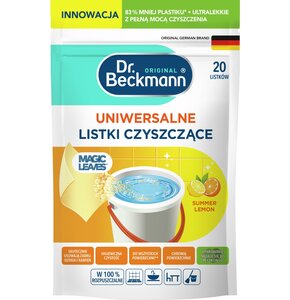 Listki czyszczące DR BECKMANN Magic Leaves Uniwersalne Summer Lemon (20 sztuk)