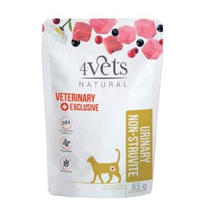 Karma dla kota 4VETS NATURAL Urinary Non-struvite Indyk z jagnięciną 85 g