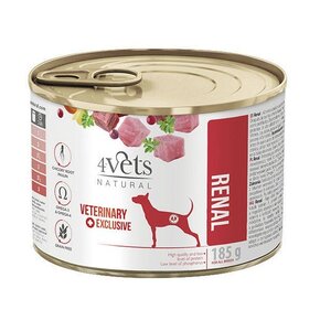 Karma dla psa 4VETS NATURAL Renal 185 g