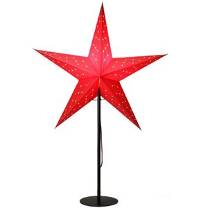 Gwiazda CHRISTMAS DECORATION 45 cm Czerwony