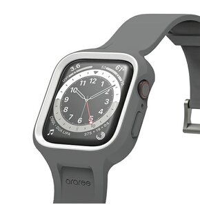 Etui ARAREE Duple Pro do Apple Watch 4/5/6/7/8/9/SE/SE 2 (44/45mm) Szary
