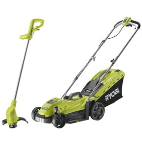 Kosiarka elektryczna + Podkaszarka elektryczna RYOBI RLM3313ALT2925