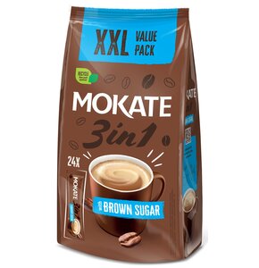 Kawa rozpuszczalna MOKATE 3in1 Brown Sugar XXL (24 szt.)